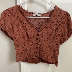 Cheetah Print Crop Top!